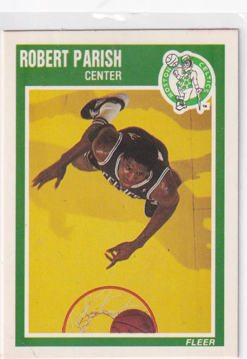1989 FLEER #12 ROBERT PARISH- BOSTON CELTICS - Basketball Card Single