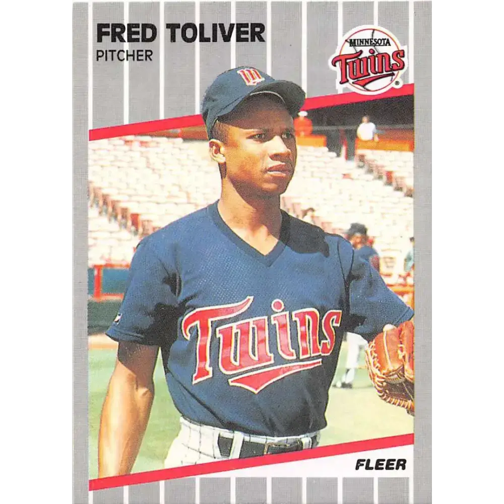 1989 Fleer #126 Freddie Toliver EX Excellent Minnesota Twins Baseball Card - Baseball Card Single