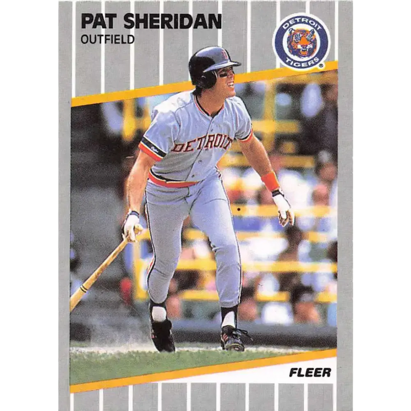 1989 Fleer #146 Pat Sheridan EX Excellent Detroit Tigers Baseball Card - Baseball Card Single