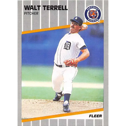 1989 Fleer #149 Walt Terrell EX Excellent Detroit Tigers Baseball Card