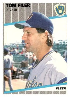 1989 Fleer #185 Tom Filer - Baseball Card Single