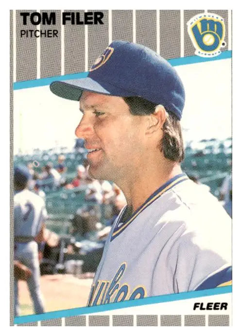 1989 Fleer #185 Tom Filer - Baseball Card Single