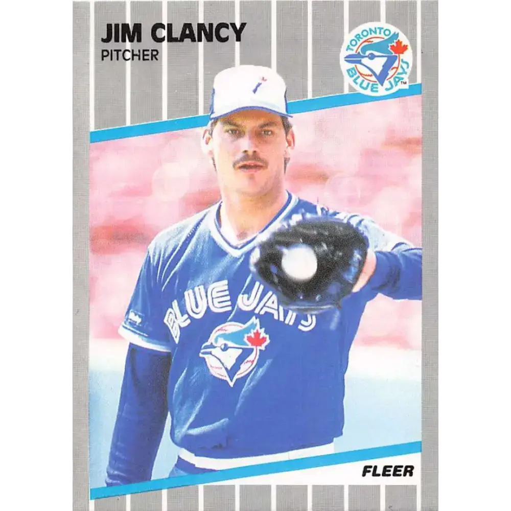 1989 Fleer #229 Jim Clancy EX Excellent Toronto Blue Jays Baseball Card - Baseball Card Single
