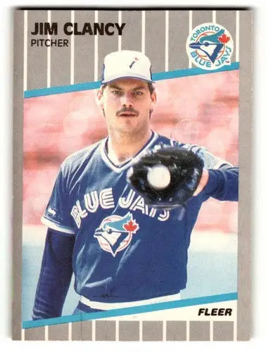 1989 Fleer #229 Jim Clancy Toronto Blue Jays Baseball Cards EX/NM ID:61604 - Baseball Card Single