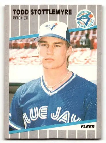 1989 Fleer Todd Stottlemyre Toronto Blue Jays baseball card NM ID 60703