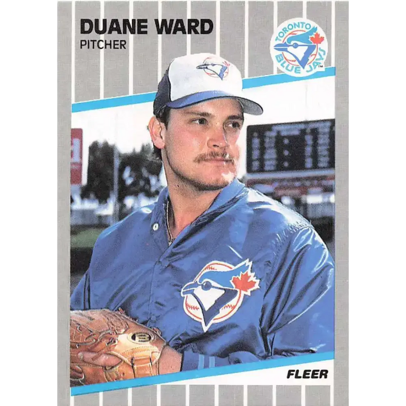 1989 Fleer #246 Duane Ward EX Excellent Toronto Blue Jays Baseball Card - Baseball Card Single
