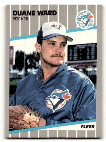 Duane Ward Toronto baseball card from 1989 Fleer #246 featuring Ward Toronto Blue Jays player
