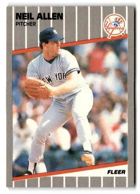 1989 Fleer #250a Neil Allen - Baseball Card Single