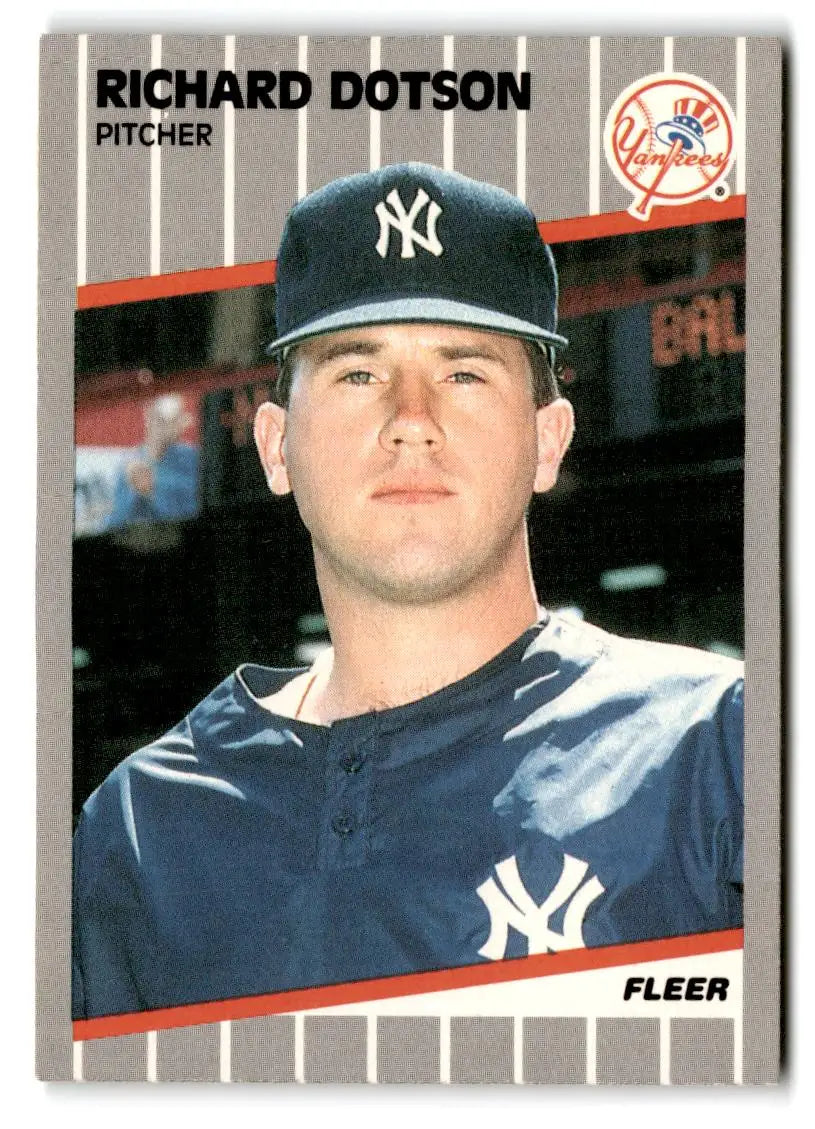 1989 Fleer #253 Richard Dotson - Baseball Card Single