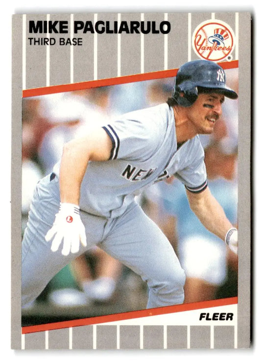 Mike Pagliarulo baseball card from 1989 Fleer #262 trading cards collection