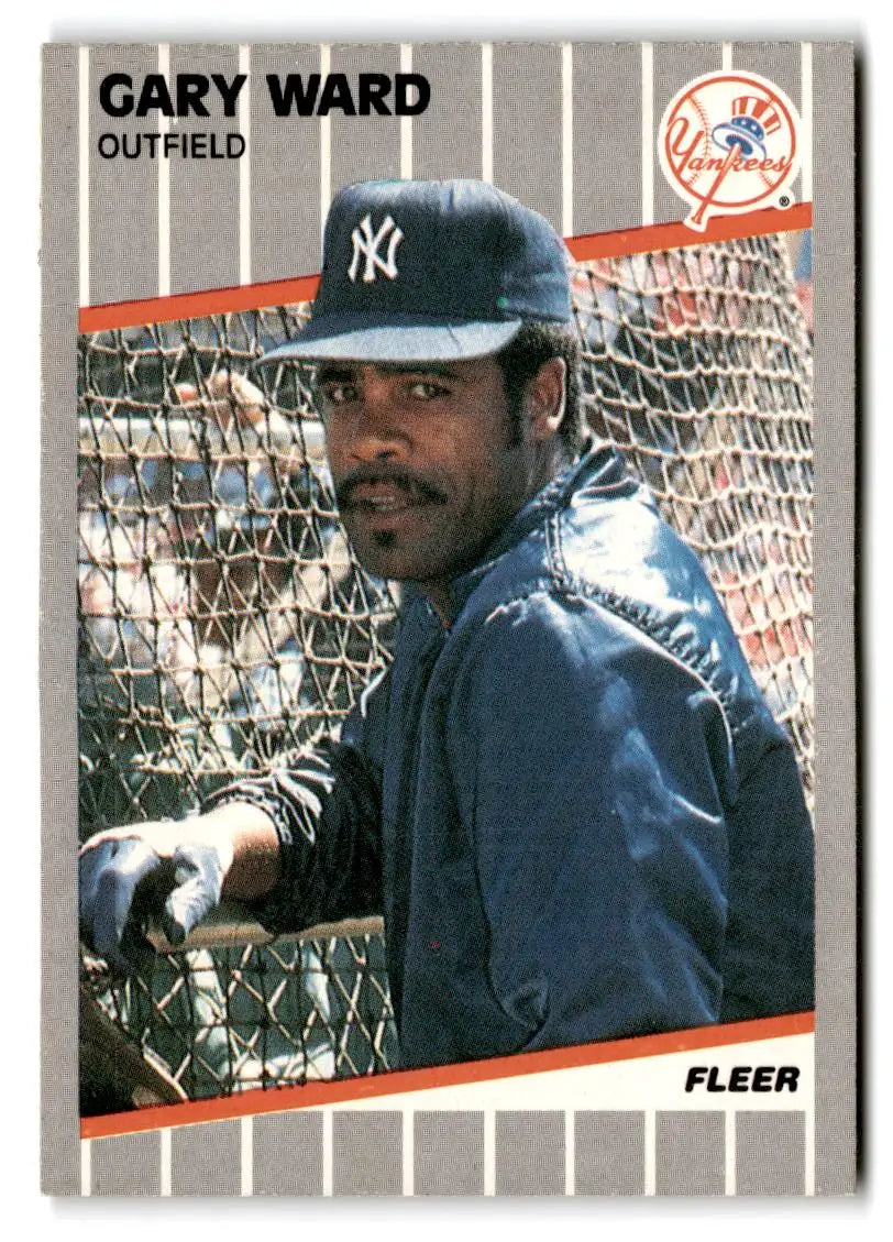 1989 Fleer #273 Gary Ward - Baseball Card Single