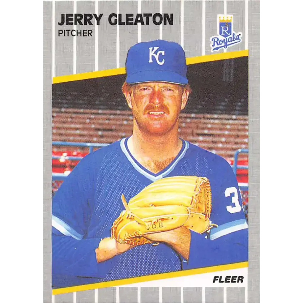 1989 Fleer #282 Jerry Don Gleaton EX Excellent Kansas City Royals Baseball Card