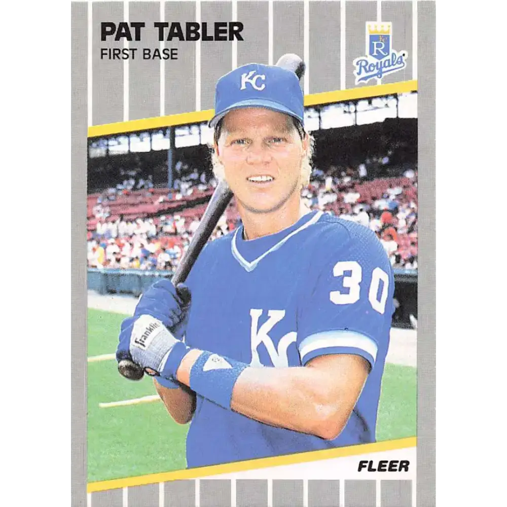 1989 Fleer #294 Pat Tabler EX Excellent Kansas City Royals Baseball Card