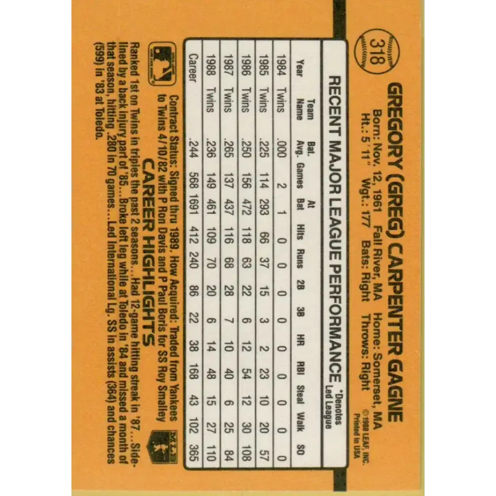 1989 Fleer #318 Todd Simmons EX Excellent San Diego Padres Baseball Card - Baseball Card Single