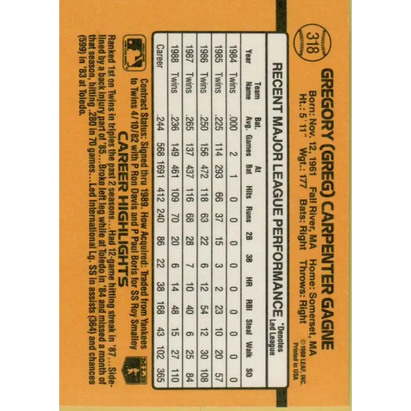 1989 Fleer #318 Todd Simmons EX Excellent San Diego Padres Baseball Card - Baseball Card Single
