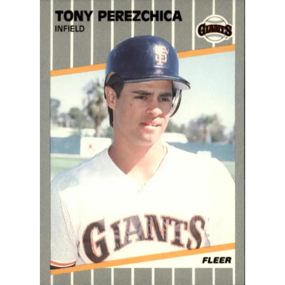 1989 Fleer #338 Tony Perezchica EX Excellent San Francisco Giants Baseball Card - Baseball Card Single