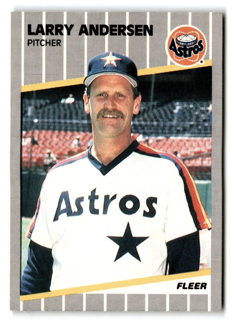 1989 Fleer #349 Larry Andersen - Baseball Card Single
