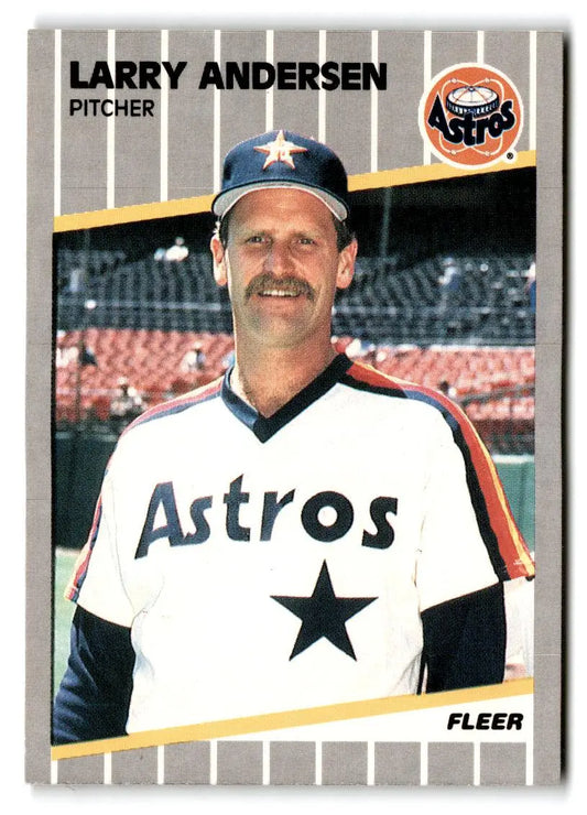 1989 Fleer #349 Larry Andersen - Baseball Card Single