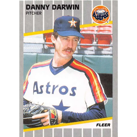 1989 Fleer #354 Danny Darwin EX Excellent Houston Astros Baseball Card