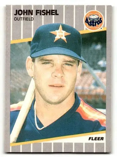1989 Fleer #358 John Fishel Houston Astros Baseball Cards NM-MT ID:54547 - Baseball Card Single