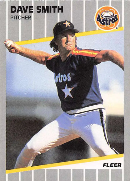 1989 Fleer #369 Dave Smith NM Near Mint Astros - Trading Cards