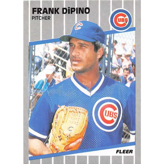 1989 Fleer #423 Frank DiPino EX Excellent Chicago Cubs Baseball Card