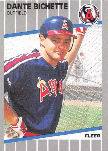 1989 Fleer #468 Dante Bichette NM-MT RC Rookie Angels ID:32551 - Baseball Card Single