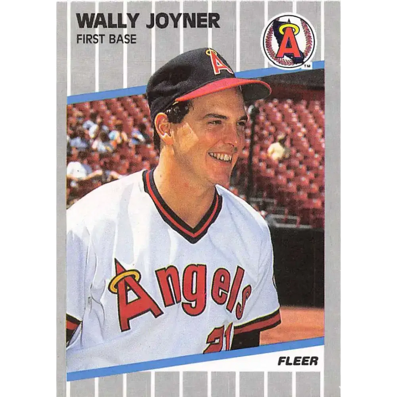 1989 Fleer #481 Wally Joyner EX Excellent California Angels Baseball Card