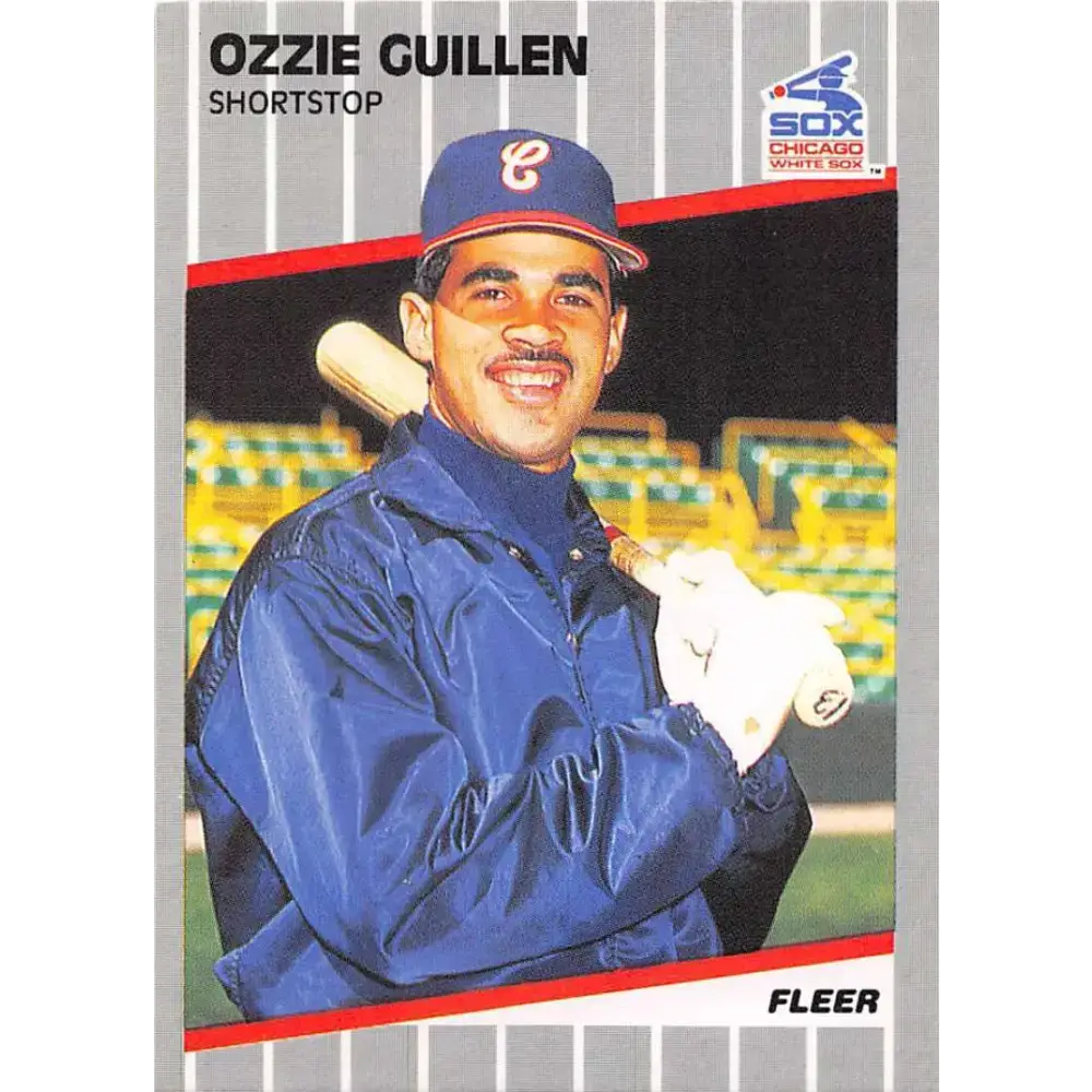 1989 Fleer #497 Ozzie Guillen EX Excellent Chicago White Sox Baseball Card