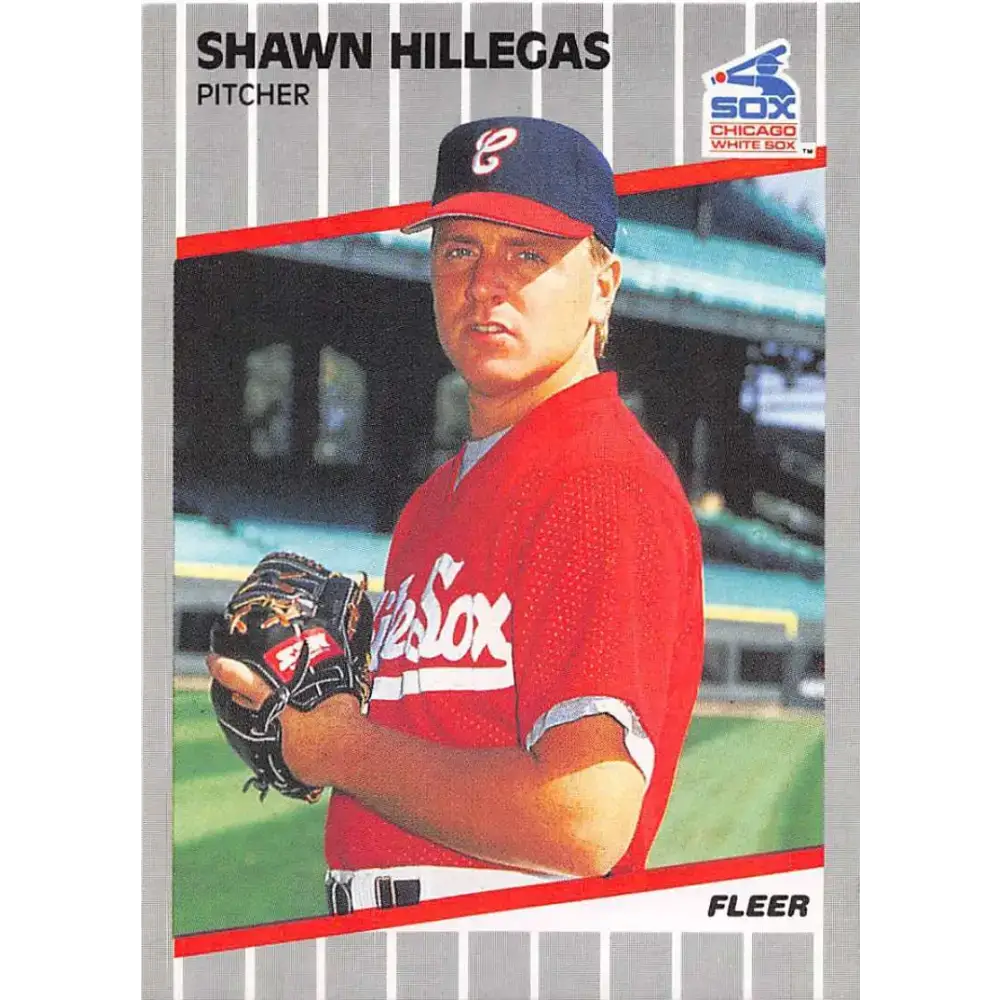 1989 Fleer #498 Shawn Hillegas EX Excellent Chicago White Sox Baseball Card - Baseball Card Single