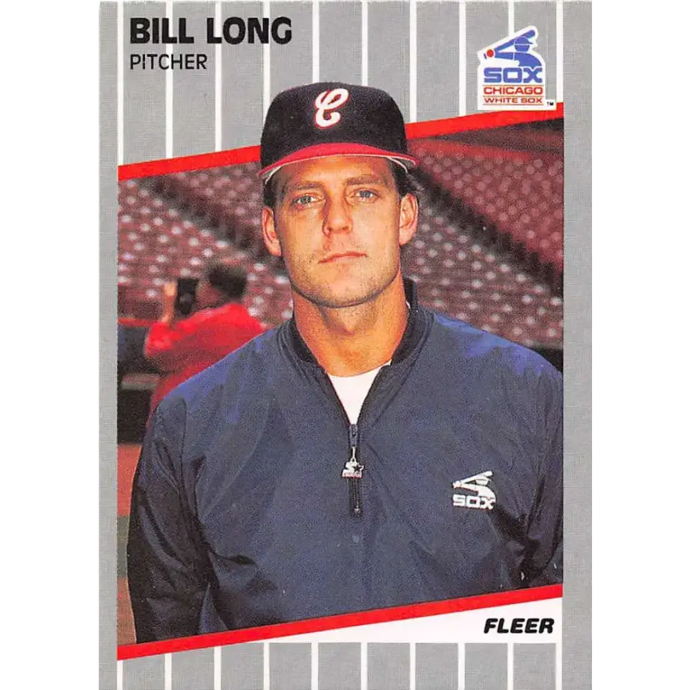 1989 Fleer #501 Bill Long EX Excellent Chicago White Sox Baseball Card