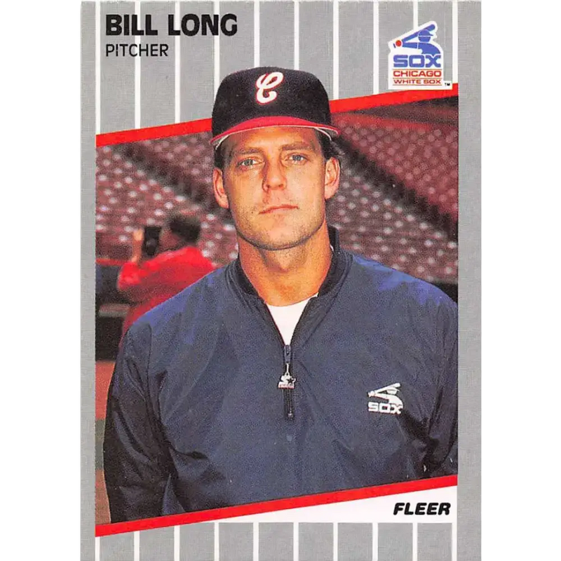 1989 Fleer #501 Bill Long EX Excellent Chicago White Sox Baseball Card
