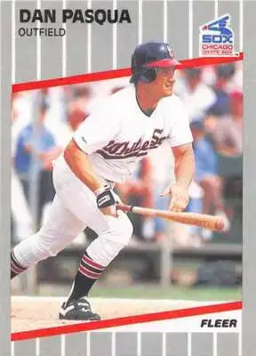 1989 Fleer #507 Dan Pasqua NM Near Mint White Sox - Baseball Card Single