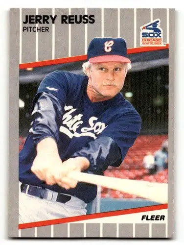 1989 Fleer #510 Jerry Reuss Chicago White Sox baseball card with original gloss