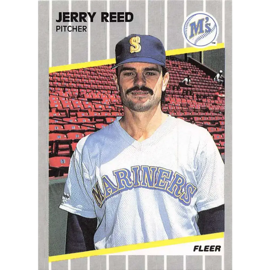 1989 Fleer #557 Jerry Reed EX Excellent Seattle Mariners Baseball Card
