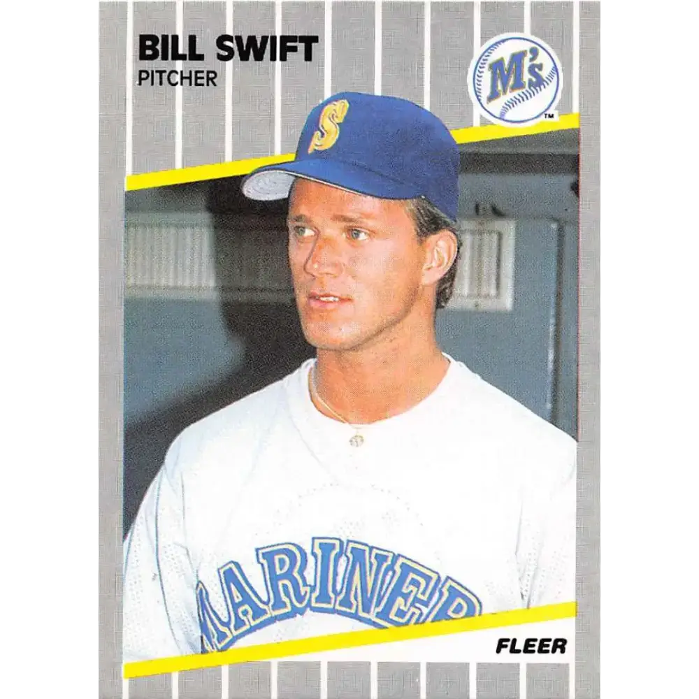 1989 Fleer #560 Bill Swift EX Excellent Seattle Mariners Baseball Card