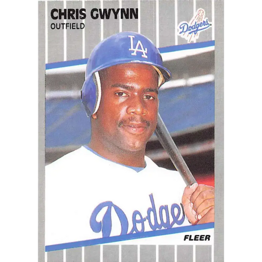 1989 Fleer #59 Chris Gwynn EX Excellent Los Angeles Dodgers Baseball Card