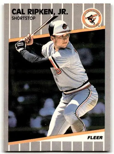 1989 Fleer #617 Cal Ripken Jr. NM-MT Orioles ID:43285 - Baseball Card Single