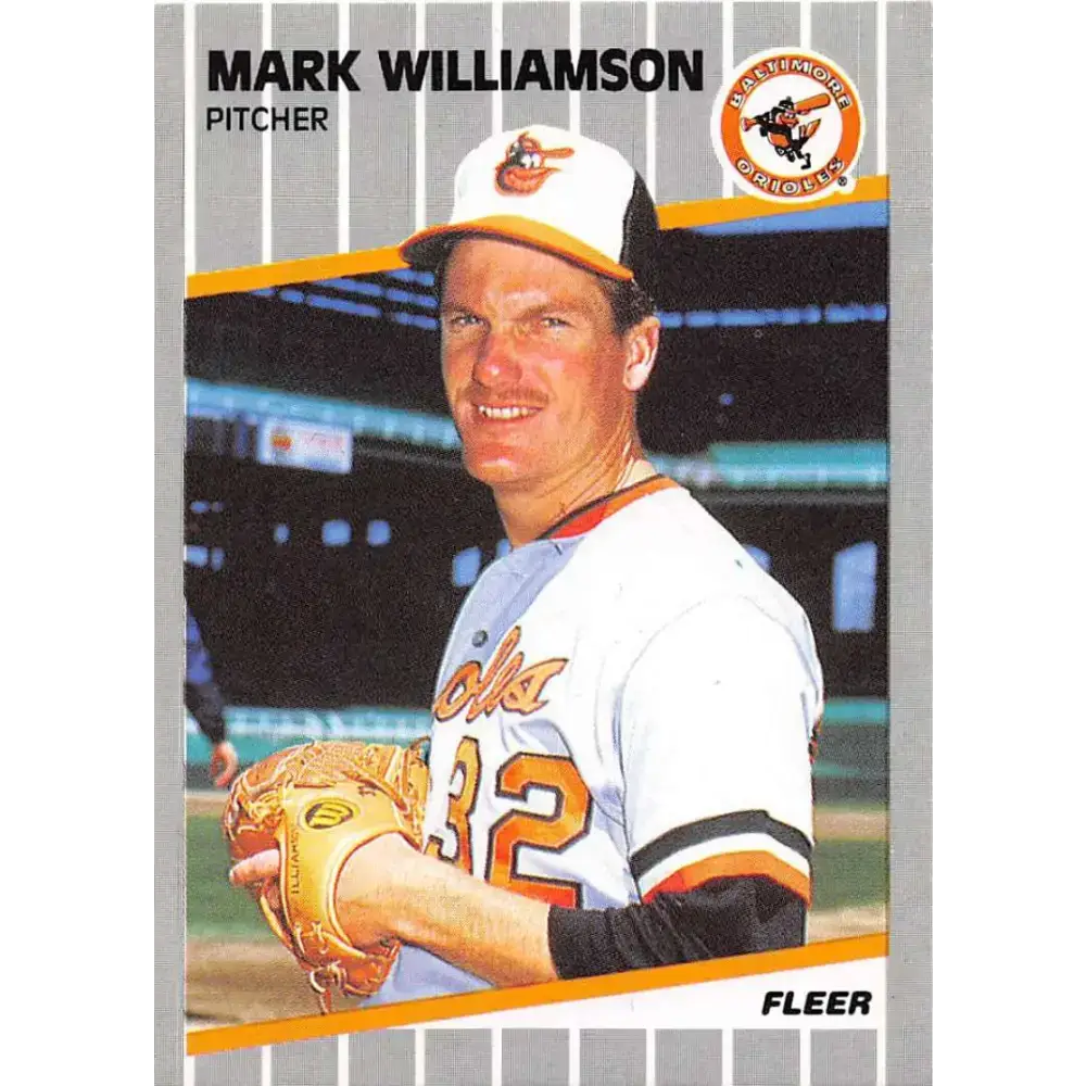 1989 Fleer #626 Mark Williamson EX Excellent Baltimore Orioles Baseball Card - Baseball Card Single