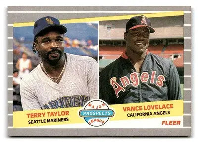 1989 Fleer #651 Terry Taylor / Vance Lovelace