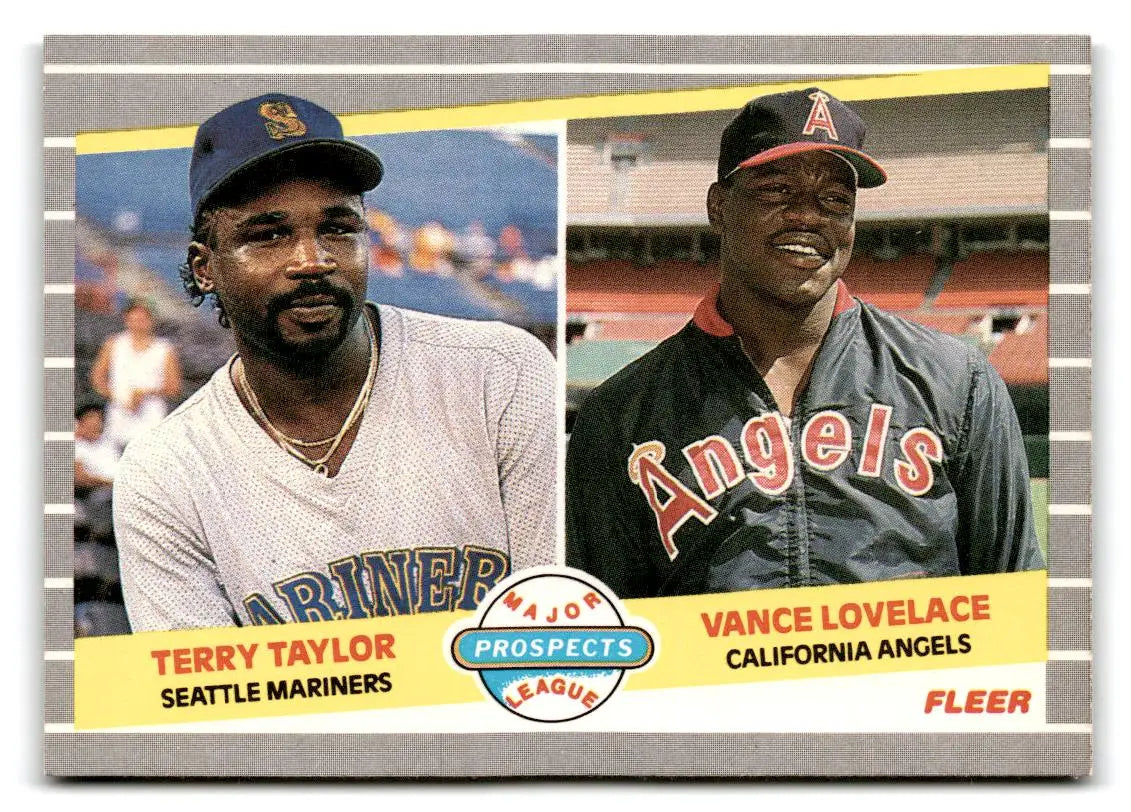 1989 Fleer #651 Terry Taylor / Vance Lovelace - Baseball Card Single