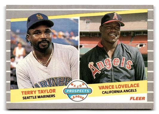 1989 Fleer #651 Terry Taylor / Vance Lovelace - Baseball Card Single