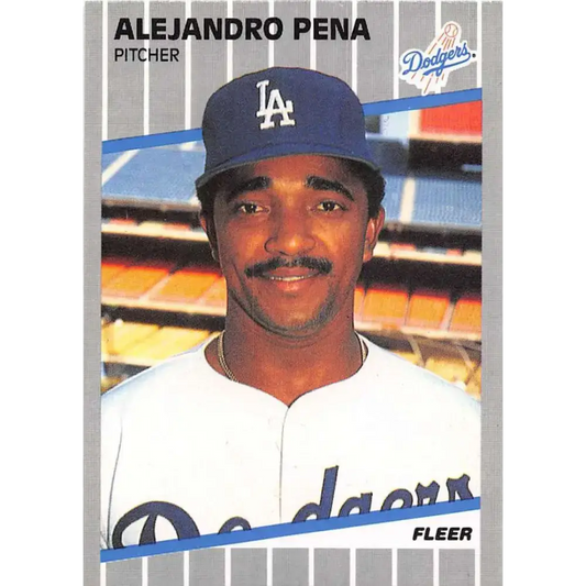 1989 Fleer #69 Alejandro Pena EX Excellent Los Angeles Dodgers Baseball Card