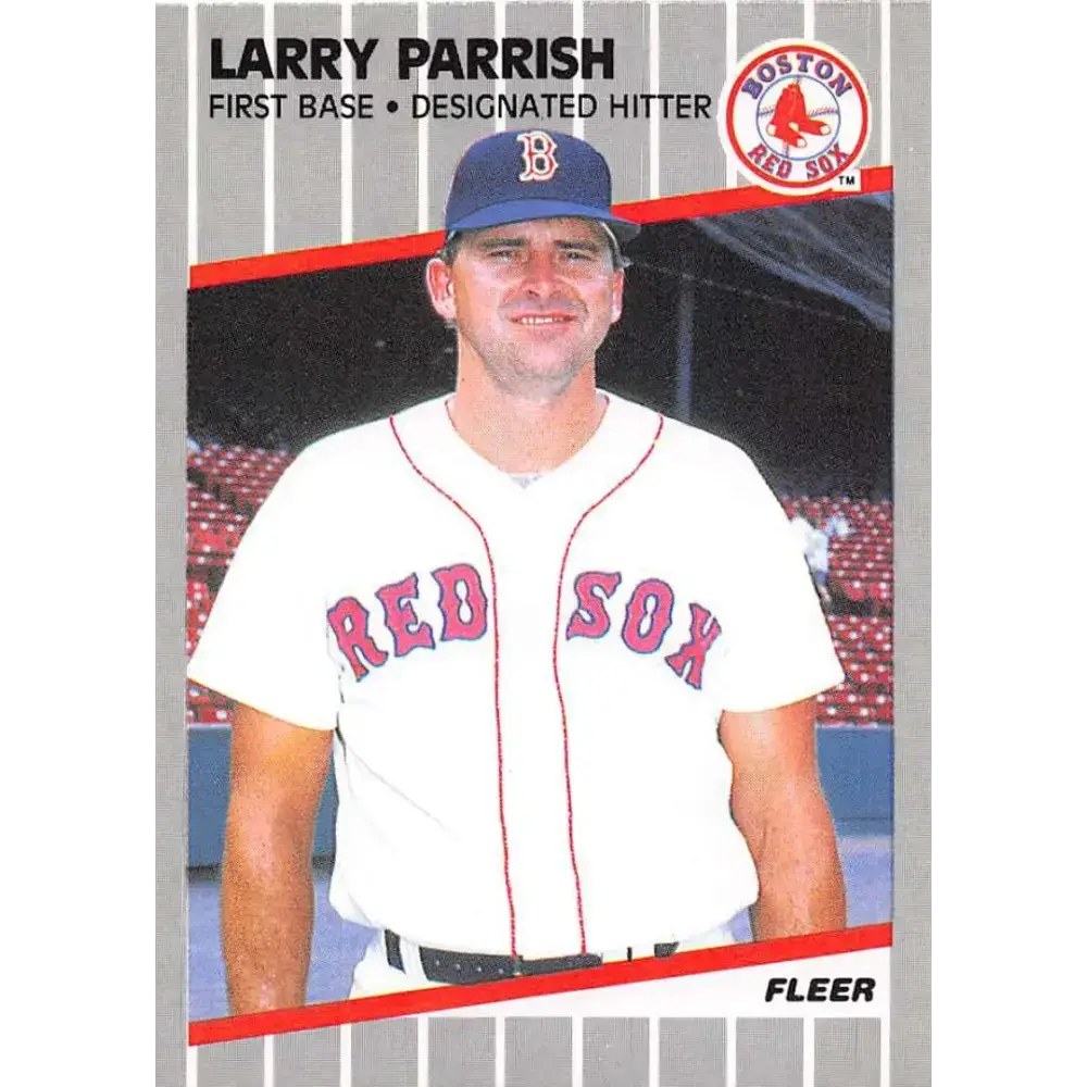 1989 Fleer #94 Larry Parrish EX Excellent Boston Red Sox Baseball Card - Baseball Card Single