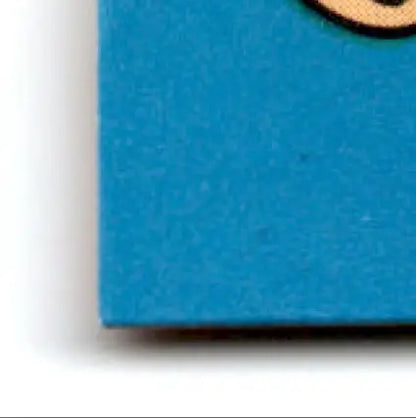 Blue Orioles team sticker card with eye and eyebrow illustration for Baltimore Orioles fans