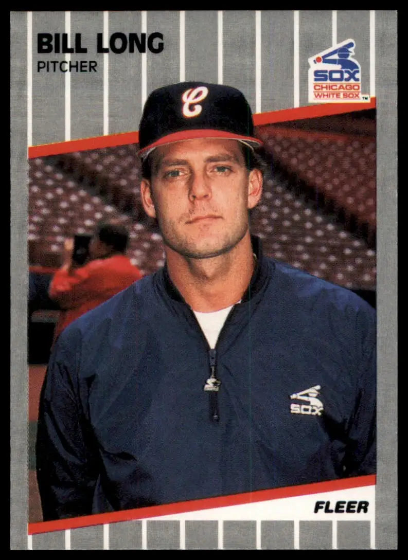 1989 Fleer Bill Long 501 Chicago White Sox NM - Baseball Card Single
