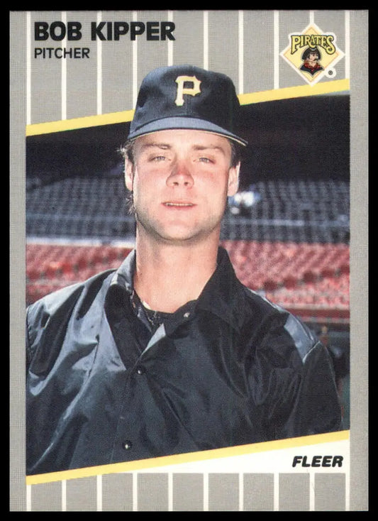 1989 Fleer Bob Kipper 211 Pittsburgh Pirates NM - Baseball Card Single