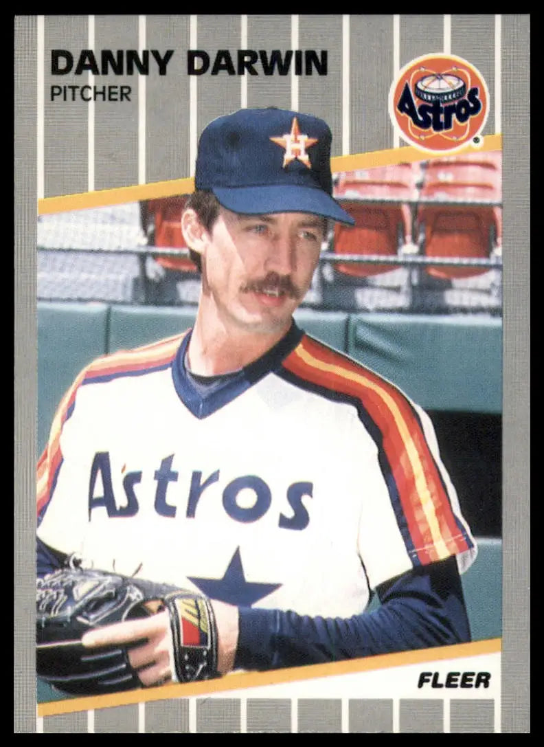 1989 Fleer Danny Darwin 354 Houston Astros NM - Baseball Card Single