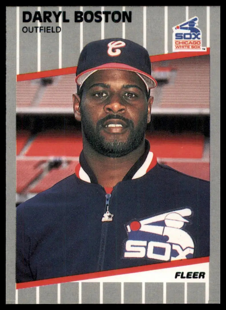 1989 Fleer Daryl Boston 492 Chicago White Sox NM - Baseball Card Single