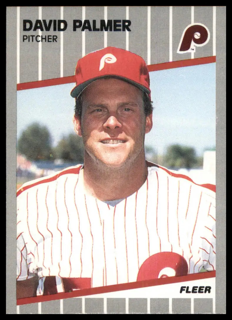 1989 Fleer David Palmer 577 Philadelphia Phillies NM - Baseball Card Single